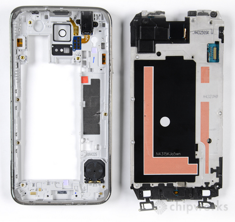 Illustration for article titled AsĂ es el Samsung Galaxy S5 por dentro, pieza a pieza